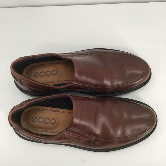 ECCO Men’s Lisbon Apron Leather Slip-On Shoe Loafer Brown Size 41EU - 7 -7.5 US - Picture 7 of 9